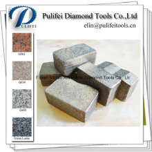Outils rapides de lame de coupe de dalle de bloc de carrière de pierre Segment de diamant